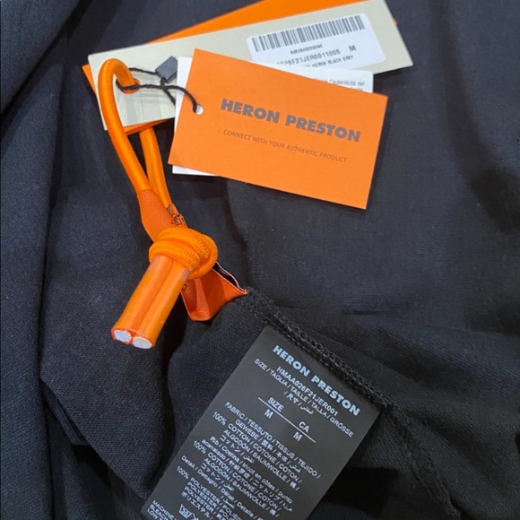 Heron Preston Censored Heron Black Tee M - Picture 5 of 10